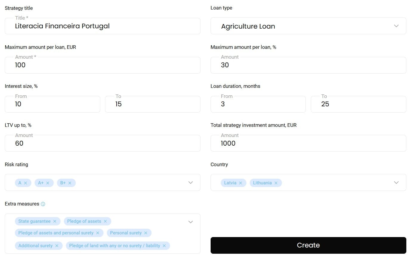 melhor estratégia heavyfinance p2p portugal